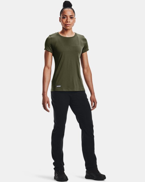 UA Tactical Tech™ - T-shirt à manches courtes pour femmes, Green, pdpMainDesktop image number 2